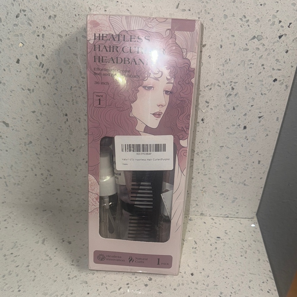 Heatless Hair Curler Headband